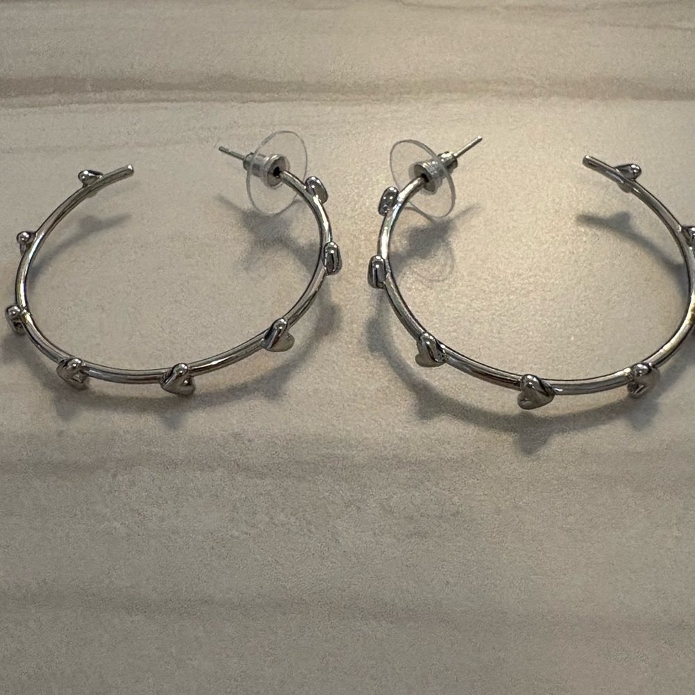 Kendra Scott Haven hoop heart earring